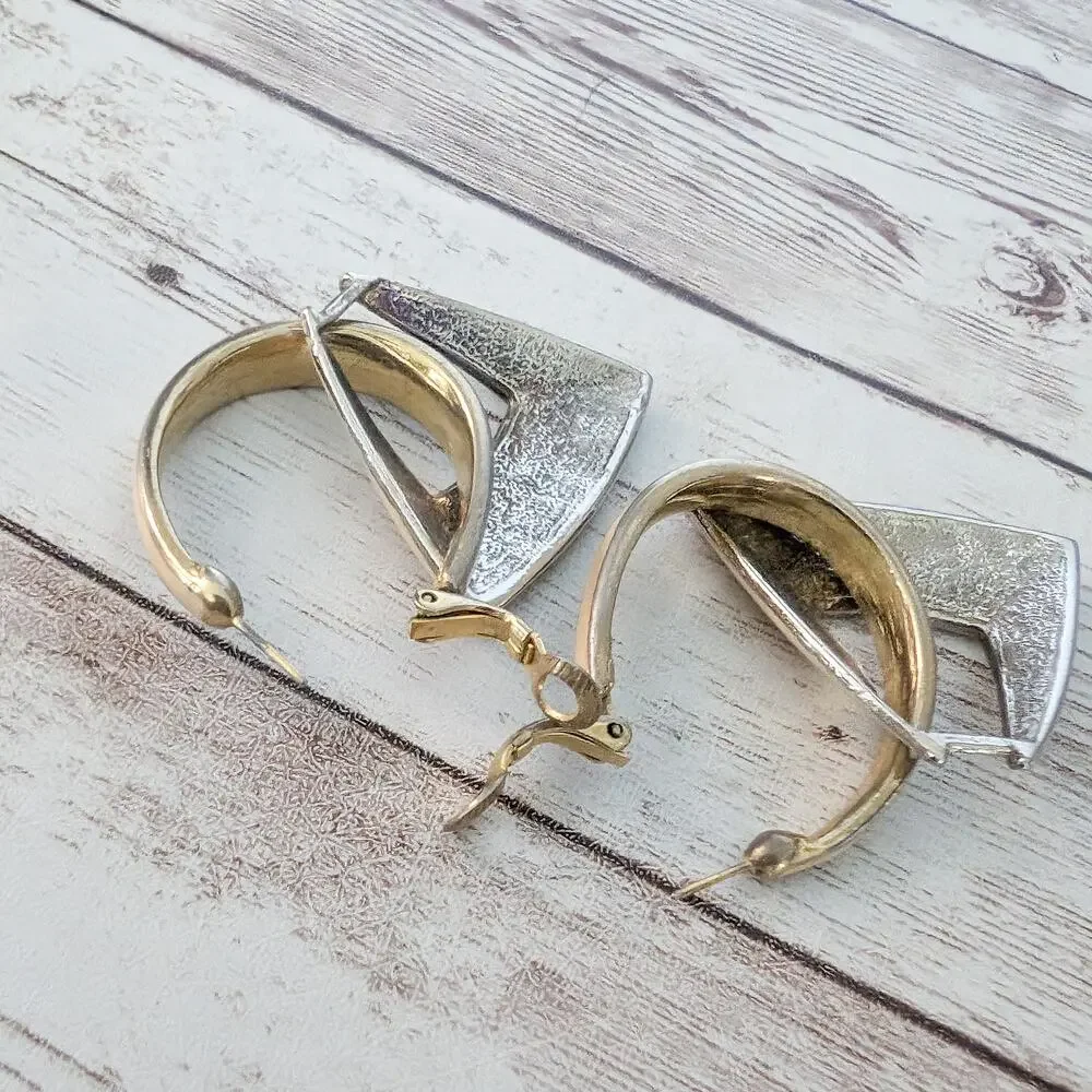 Vintage Goldette Earrings Dangle Earrings for Pierced Ears